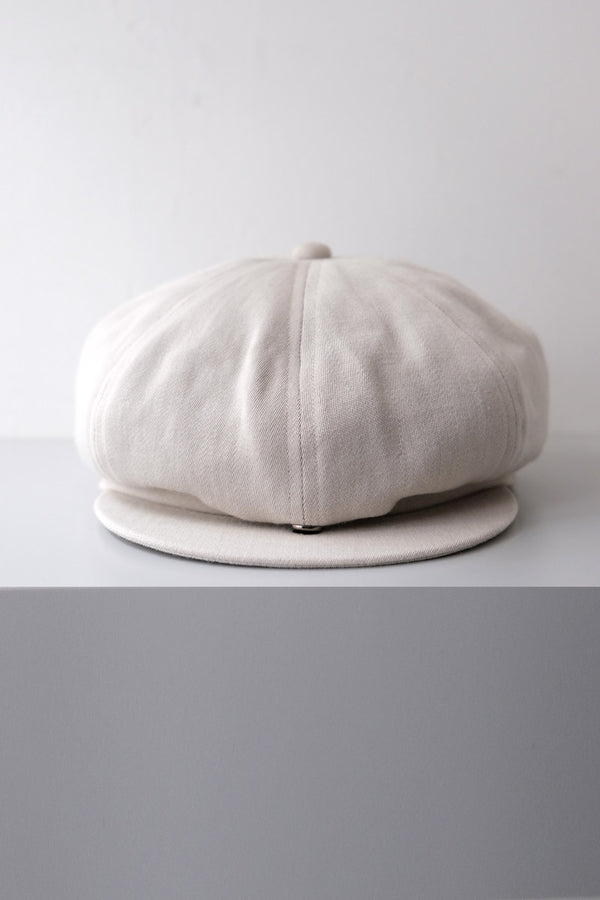LINEN & WOOL CASQUETTE / LIGHT BEIGE