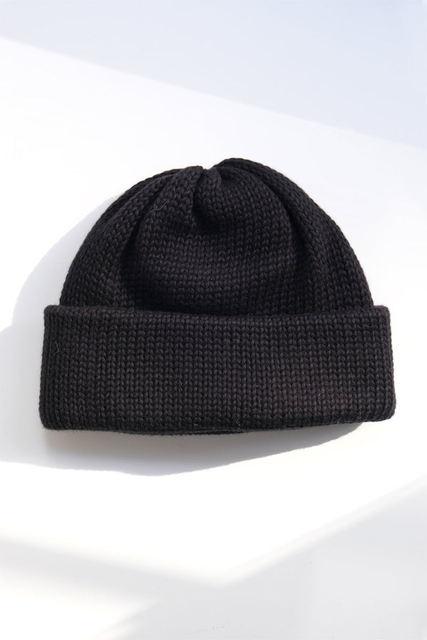 COTTON 3G STANDARD KNIT / BLACK 