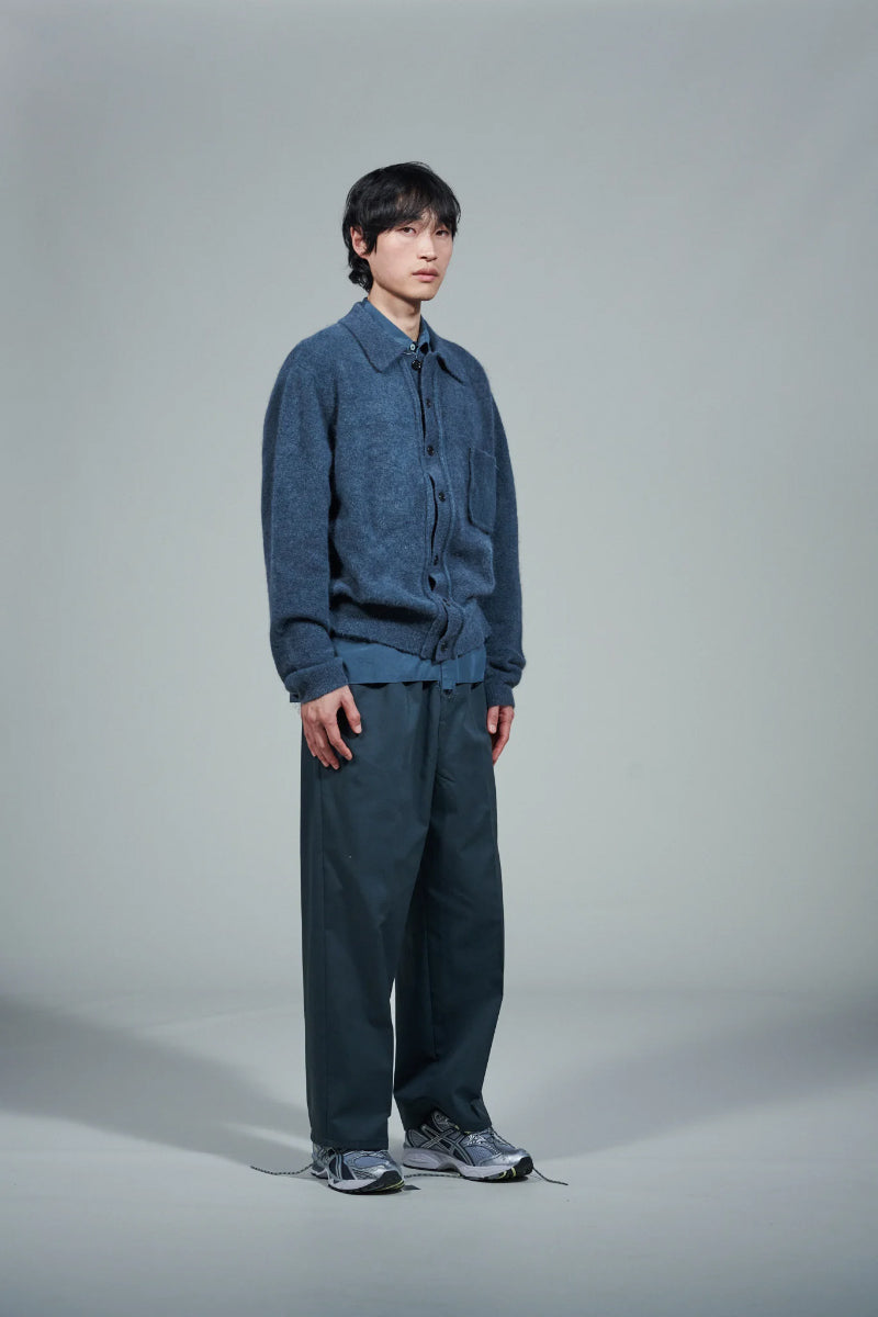 SLIM ZIP LONGSLEEVE / OBSIDIAN DEPYH WOOLCOSE RIDGE [Arriving Fall/Winter 2026]