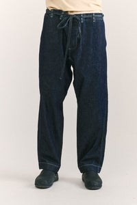 TIE ME UP PANT-DENIM L / INDIGO