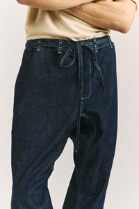 TIE ME UP PANT-DENIM L / INDIGO