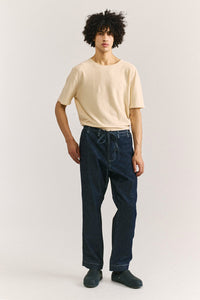 TIE ME UP PANT-DENIM L / INDIGO