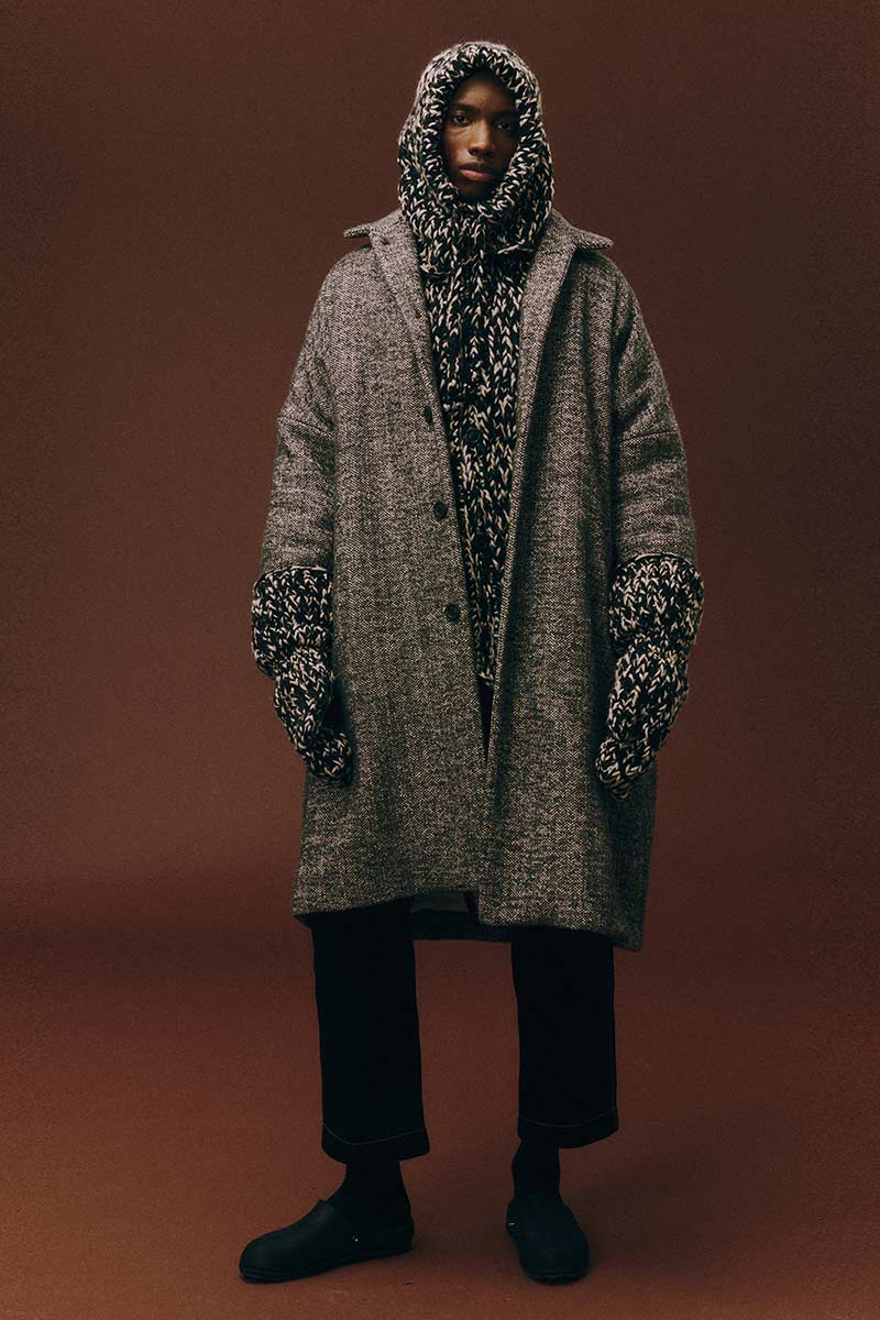 BIG BLOBBY COAT-DONY / GREY