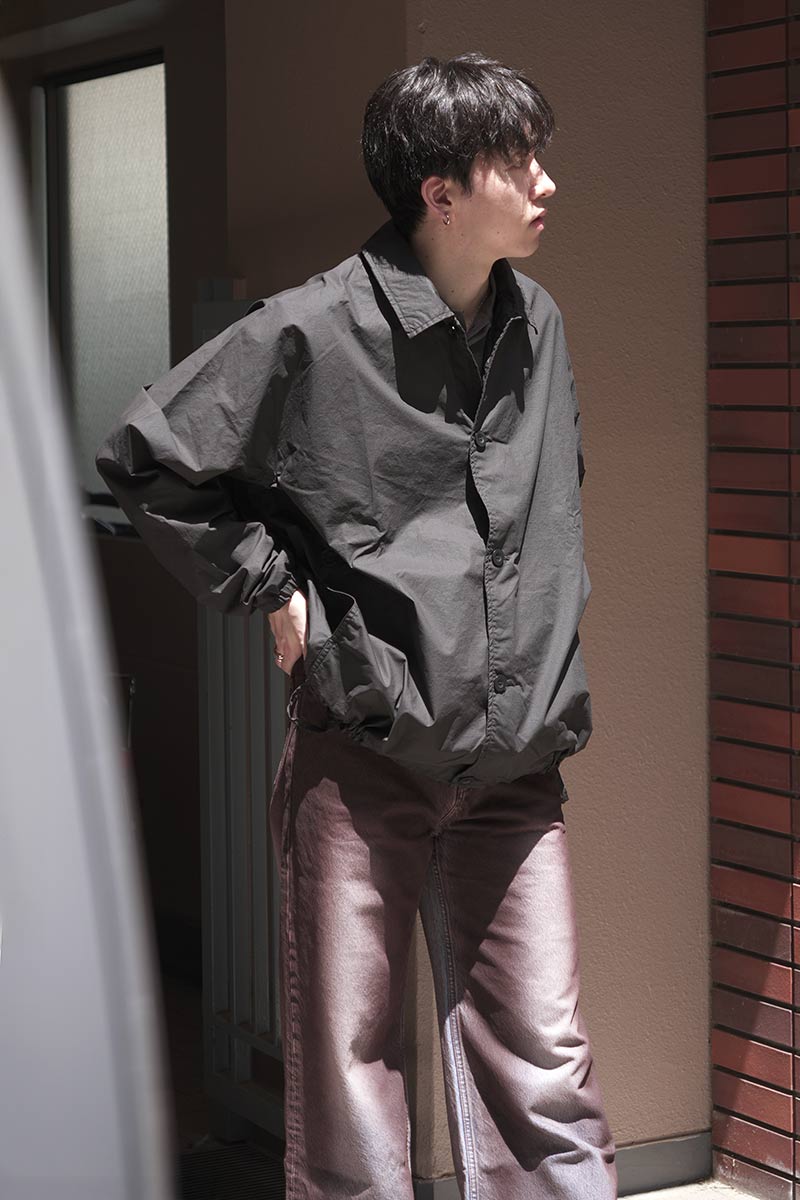 PECHE BLOUSON-PIGMENT WAX / RYE