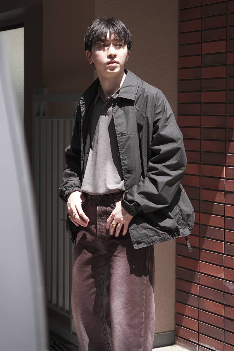 PECHE BLOUSON-PIGMENT WAX / RYE