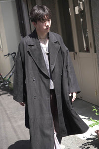 GREAT COAT-FELT / BLACK