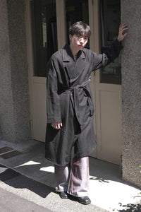 GREAT COAT-FELT / BLACK