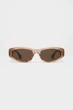 画像をギャラリービューアに読み込む, 09M OVAL SUNGLASSES / LIGHT BROWN