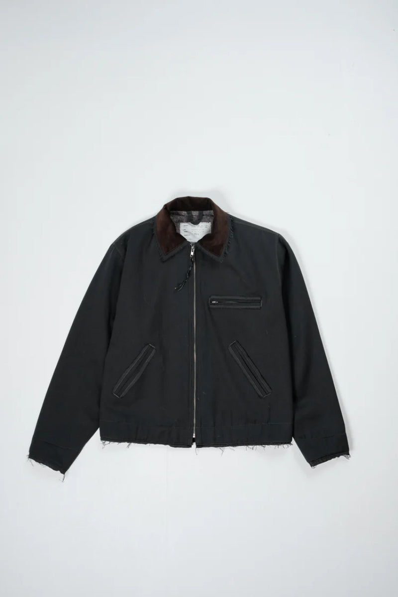 WORKER JACKET - WOOL TWILL / GREY