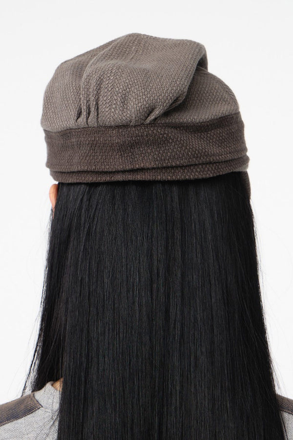 BEANIE / GRAND CHECK FUZZY ALPACA [Expected to arrive in Autumn/Winter 2026]