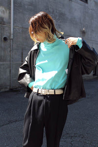 PLAIN TURTLENECK  / T.BLUE