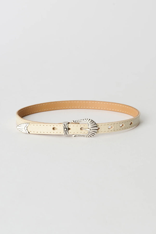 COWBOY WRAP AROUND / DEEP ECRU LEATHER