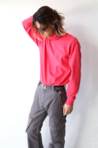 PLAIN TURTLENECK / FUCHSIA PINK