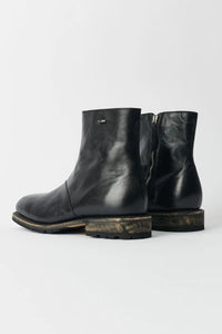 ENGINE BOOT / DEEP BLACK LEATHER