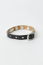 Load image into Gallery viewer, SUPER SLIM BRACELET / DEEP BLACK LEATHER