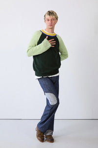 CIRCLE WINDOW JEANS / TRUE INDIGO