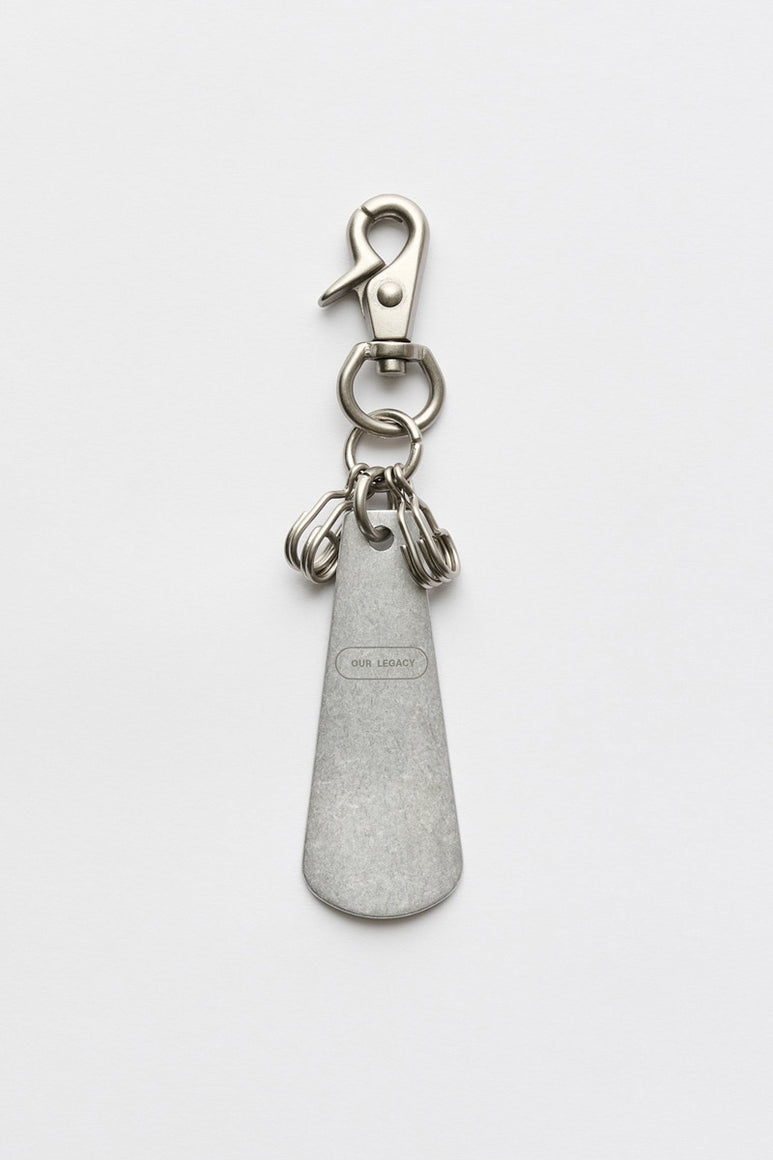 SHOEHORN KEYRING / MATTE ALUMINIUM