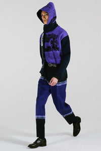 NIGHT WALK BALACLAVA / PURPLE/BLACK