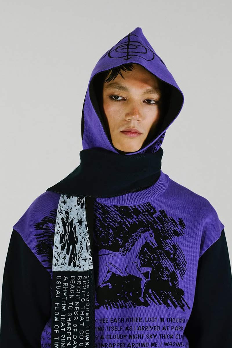 NIGHT WALK BALACLAVA / PURPLE/BLACK