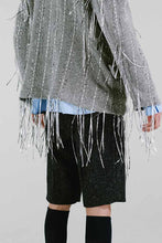 画像をギャラリービューアに読み込む, WIDE WAIST LOOP SHORTS / NAVY DOG WOOL