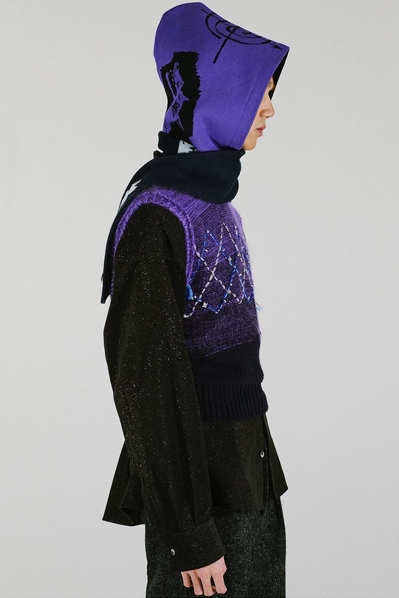 NIGHT WALK BALACLAVA / PURPLE/BLACK
