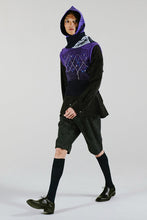 画像をギャラリービューアに読み込む, WIDE WAIST LOOP SHORTS / NAVY DOG WOOL
