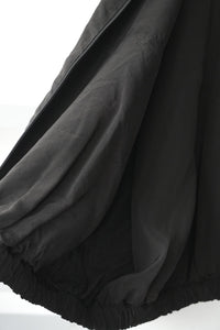 S17 NO.216 CUPRO DOUBLE HOODED ZIPPER JACKET / BLACK [金沢店]