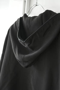 S17 NO.216 CUPRO DOUBLE HOODED ZIPPER JACKET / BLACK [金沢店]