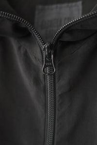 S17 NO.216 CUPRO DOUBLE HOODED ZIPPER JACKET / BLACK [金沢店]