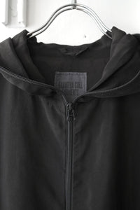 S17 NO.216 CUPRO DOUBLE HOODED ZIPPER JACKET / BLACK [金沢店]