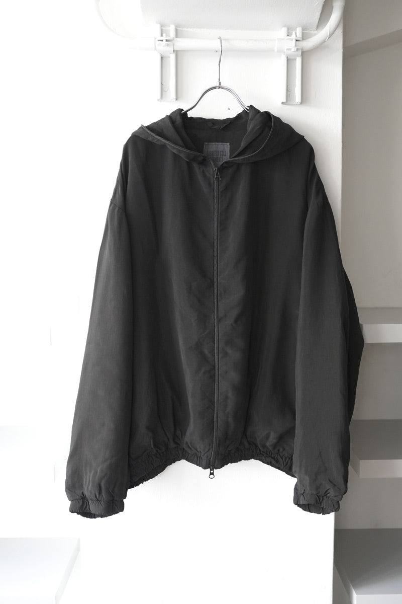S17 NO.216 CUPRO DOUBLE HOODED ZIPPER JACKET / BLACK [金沢店]