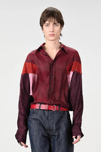 画像をギャラリービューアに読み込む, SAG ARM FLEX SHIRT / RED/AUBERGINE
