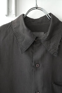 S17 NO.157 DOUBLE CUPRO POCKET SHIRT / BROWN [金沢店]
