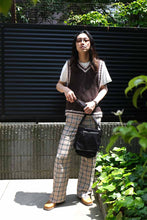 Load image into Gallery viewer, EDUCATION VEST / DARK BROWN LINEN [20%OFF]