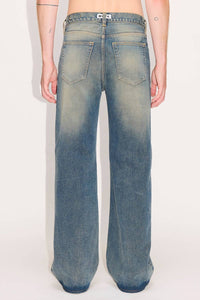 SHAKE JEANS / MID BLUE DIRTY