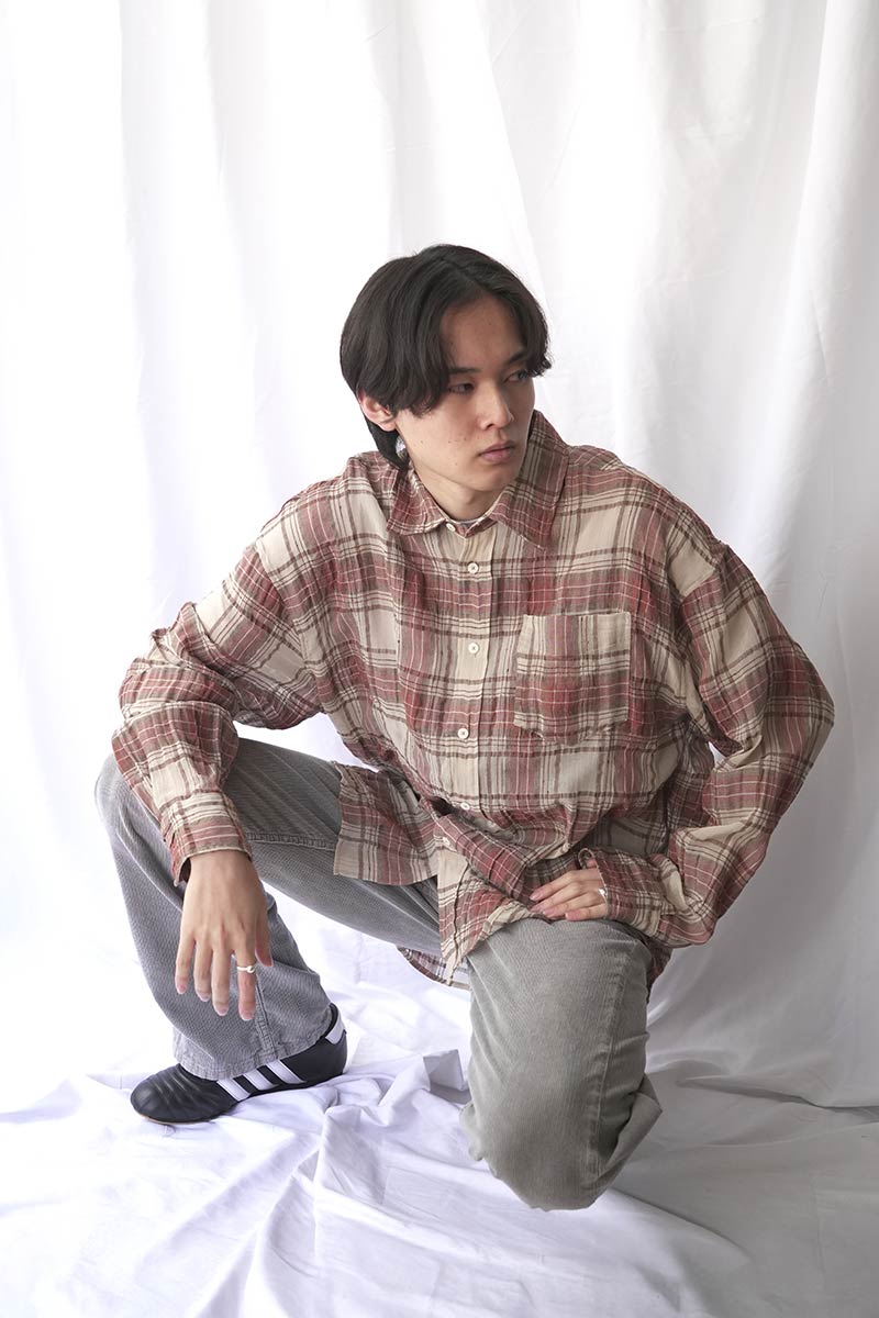 ROOM SHIRT / FADED RED CHECK