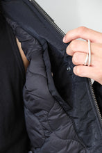 Load image into Gallery viewer, RIDER JACKET / BLACK NYLON TWILL