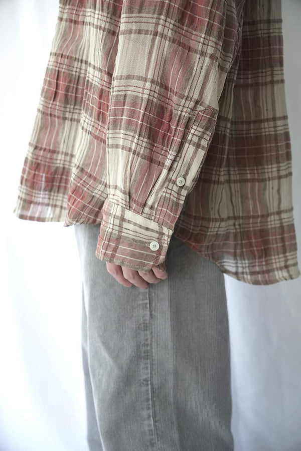 ROOM SHIRT / FADED RED CHECK