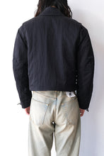 Load image into Gallery viewer, RIDER JACKET / BLACK NYLON TWILL