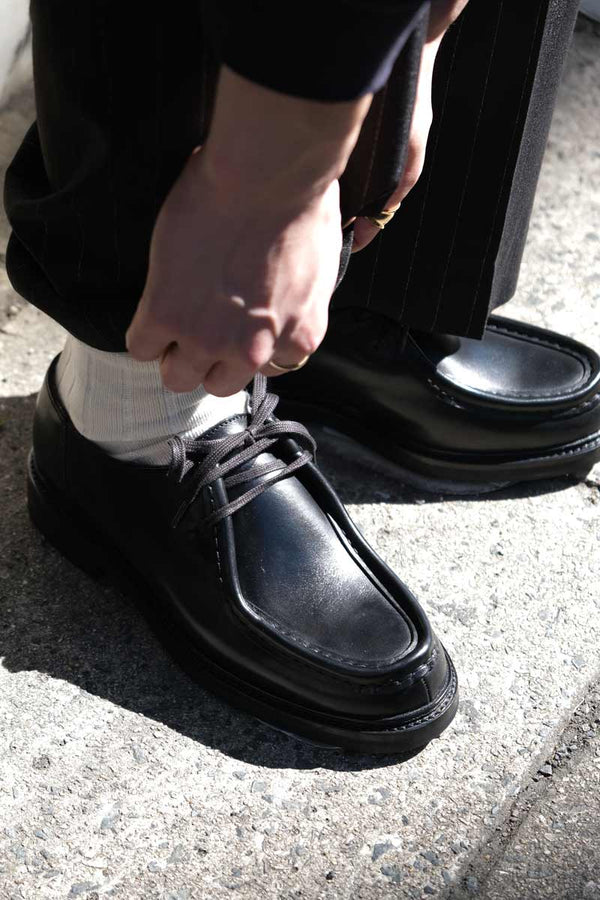 HAMPSTEAD MOCCASIN SHOES / BLACK