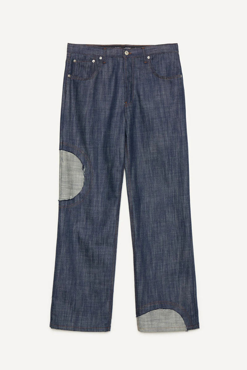 CIRCLE WINDOW JEANS / TRUE INDIGO