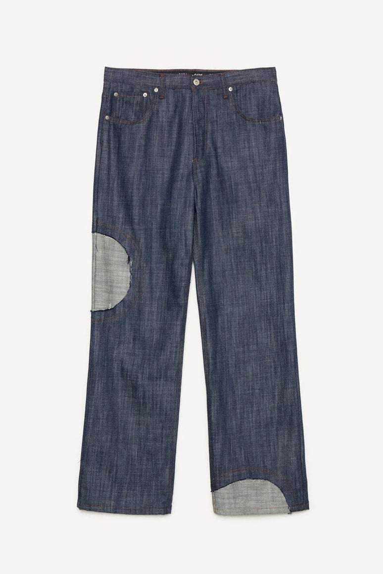 CIRCLE WINDOW JEANS / TRUE INDIGO