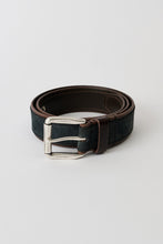 画像をギャラリービューアに読み込む, VERGE BELT / DARK NAVY VELVETEEN NUBUCK