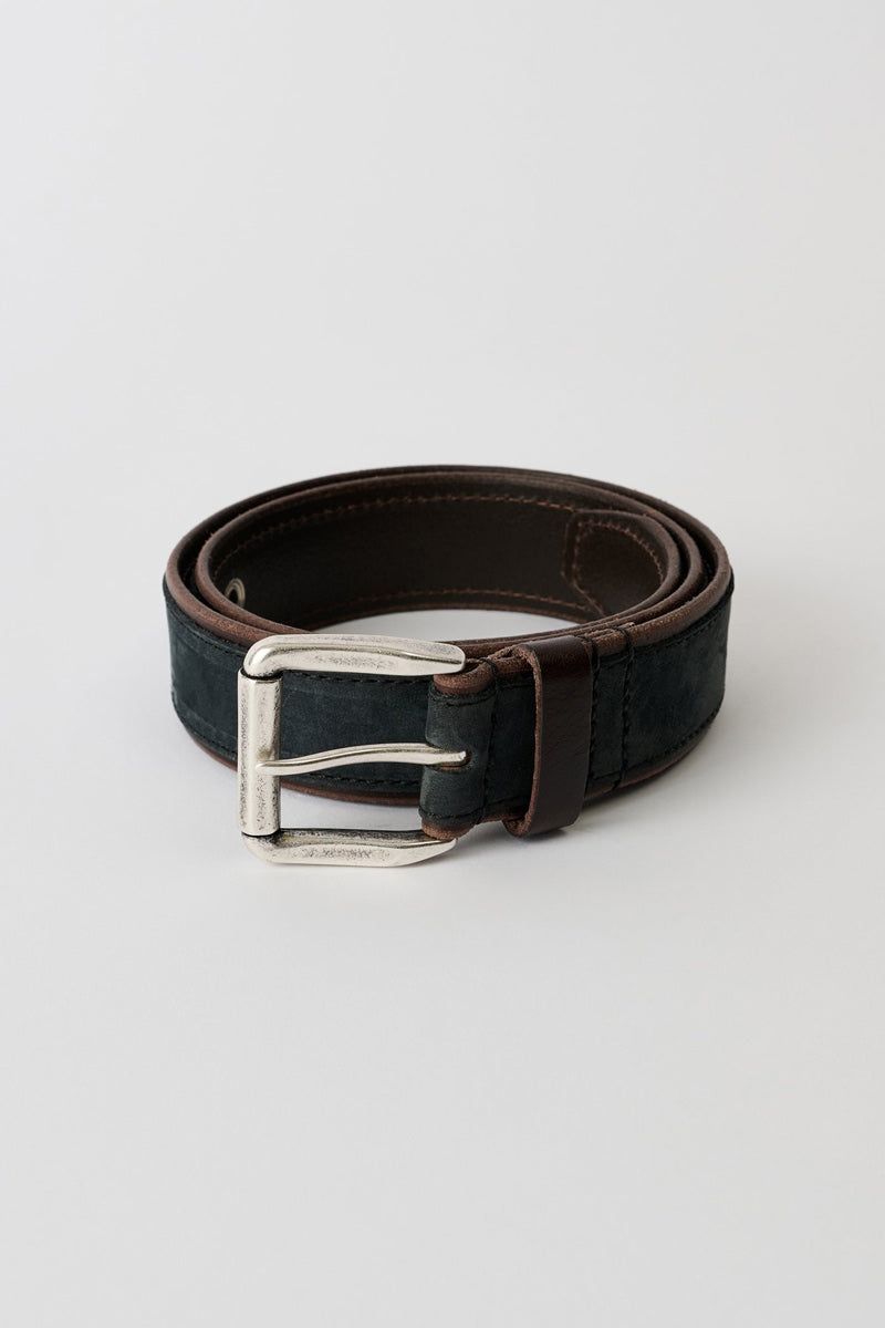 VERGE BELT / DARK NAVY VELVETEEN NUBUCK