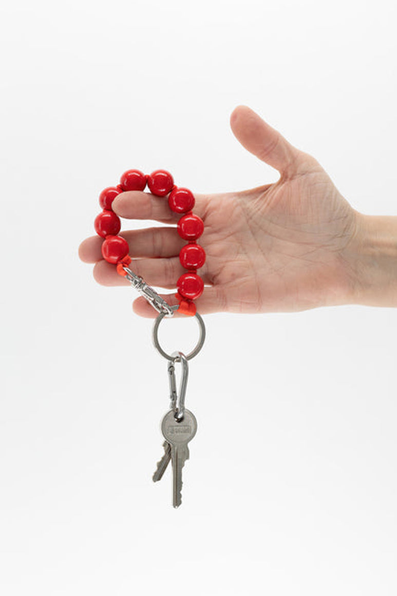 DICKE PERLEN SHORT KEYHOLDER / RED [6月入荷予定]