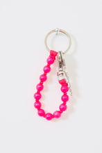 Load image into Gallery viewer, PERLEN SHORT KEYHOLDER / NEONPINK