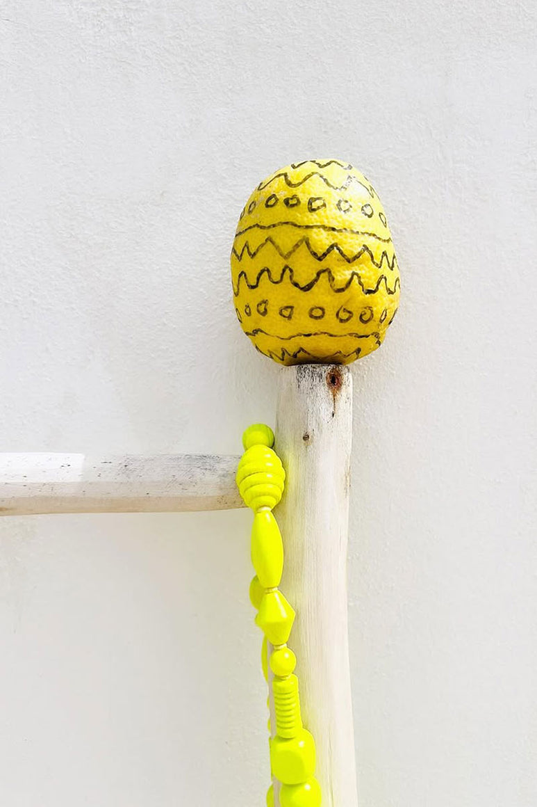 PERLENMIX SHORT KEYHOLDER / NEONYELLOW [6月入荷予定]