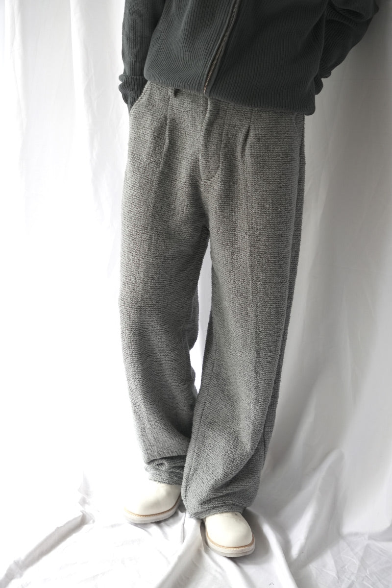 COMMON KNIT TROUSERS / ASH