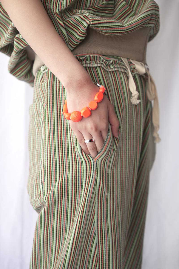 PERLENMIX SHORT KEYHOLDER / NEON ORANGE