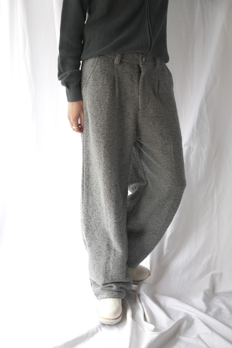 COMMON KNIT TROUSERS / ASH